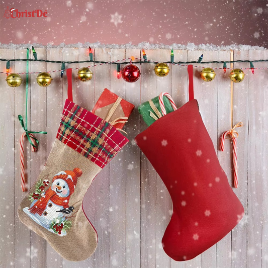 ChristDe - Diamond Decor Holiday Stocking