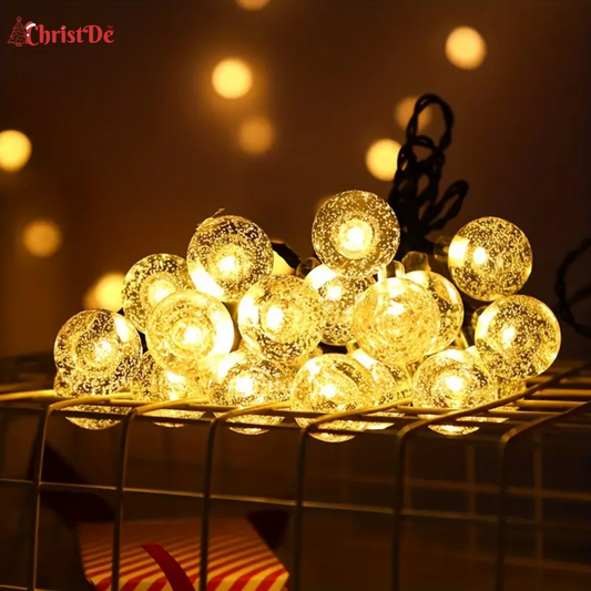 ChristDe - Shiny Golden Bubble Lights